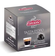 Carraro Капсули кафе Tazza d'Oro 16x7г. (съвместими с Долче Густо)